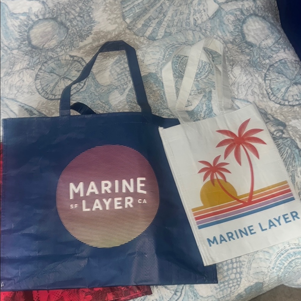 Marine Layer Tote Bag Duo